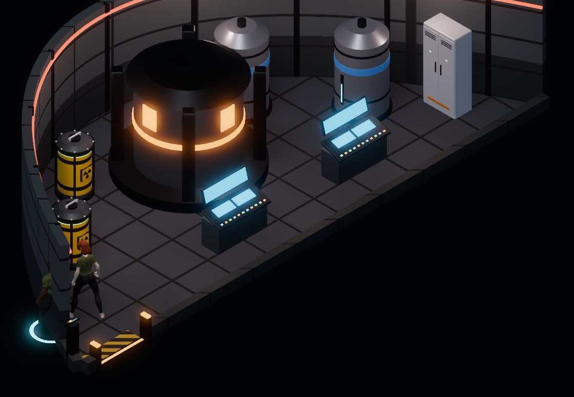 Astra Morgana – the reactor room of the ship